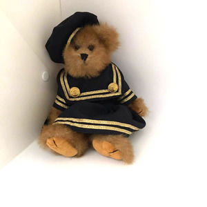 Bearington Collection "Ginger" Nautical Sailor Girl Beanie Plush Bear (Retired)